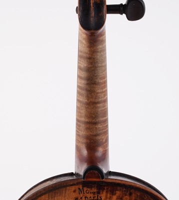 Lot 20 - A French violin stamped Moitessier; and two bows