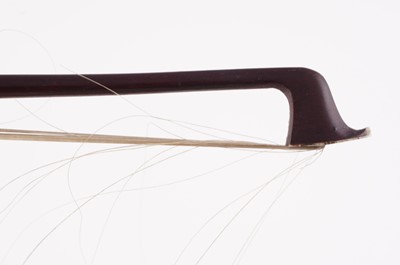 Lot 21 - A German violin and two bows