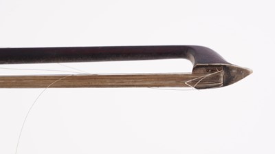 Lot 21 - A German violin and two bows