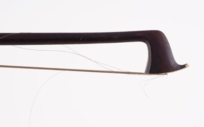 Lot 21 - A German violin and two bows
