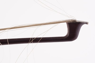 Lot 21 - A German violin and two bows