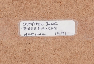 Lot 82 - Stephen Dove - Three Figures | acrylic