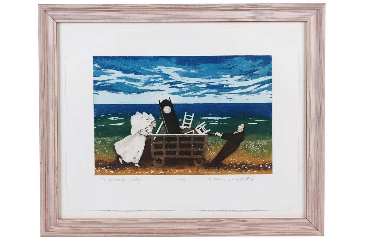Lot 50 - Karolina Larusdottir - The Wedding Trolley | etching