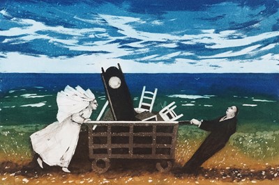 Lot 50 - Karolina Larusdottir - The Wedding Trolley | etching