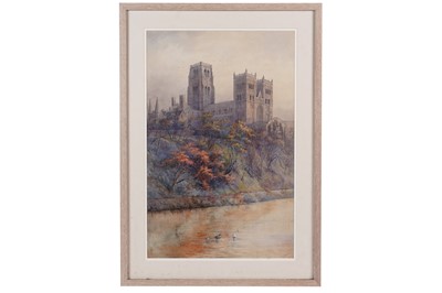 Lot 123 - M. Davison - Durham Cathedral from the River Wear | watercolour