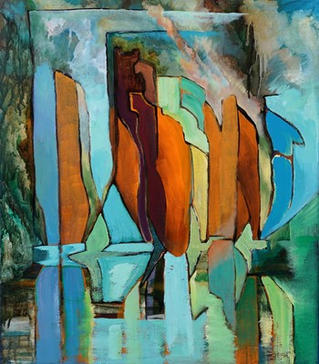 Lot 37 - William Barry Woodward - St O's Shafts | acrylic