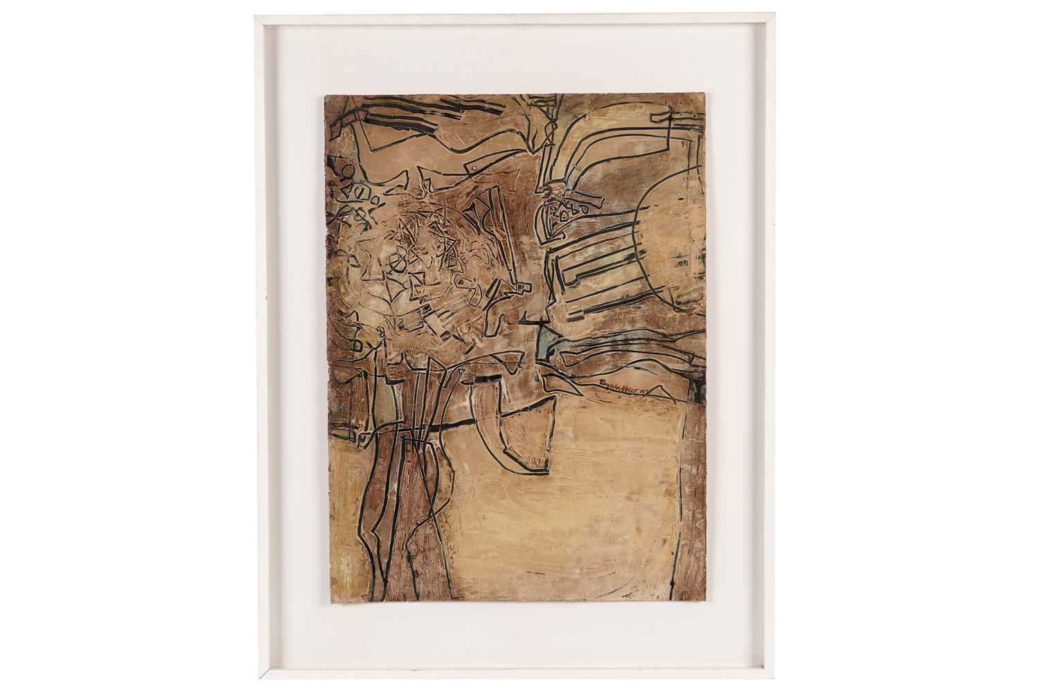 Lot 35 - Roy Walker - Landscape With Birds | oil
