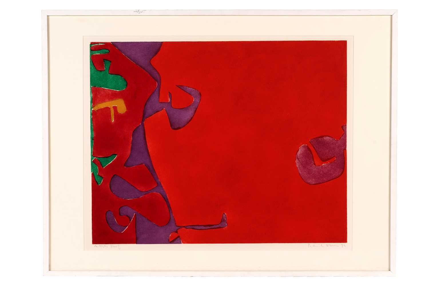 Lot Patrick Heron - Morning Reds | etching