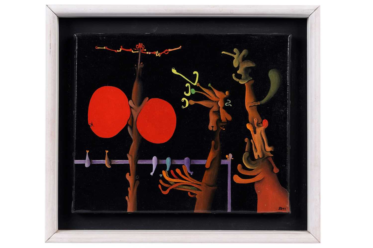 Lot 15 - Desmond Morris - The Young Sage | oil