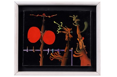 Lot 15 - Desmond Morris - The Young Sage | oil