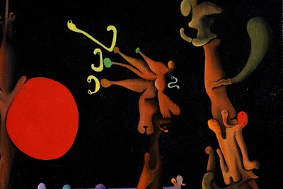 Lot 15 - Desmond Morris - The Young Sage | oil