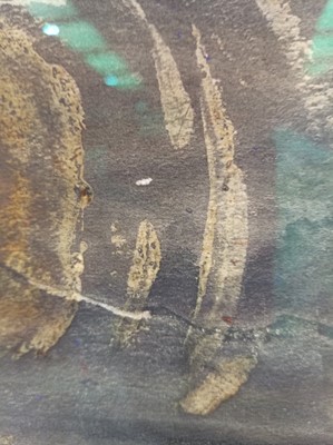 Lot 533 - John Tunnard - Blue Moon | gouache, pencil and charcoal