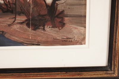 Lot 533 - John Tunnard - Blue Moon | gouache, pencil and charcoal