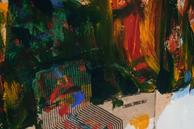 Lot 43 - Roy Walker - Sudden Rain | gouache and acrylic