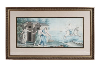 Lot 93 - 19th Century British School - Zeus and Europa | watercolour