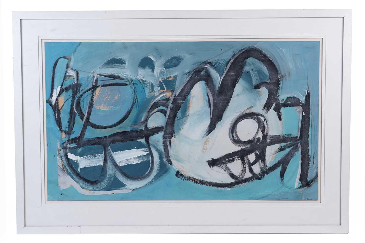 Lot 29 - Martin Lanyon - Blue Storm | mixed media