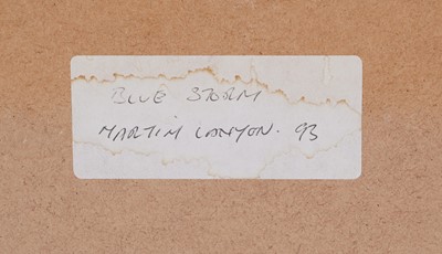 Lot 29 - Martin Lanyon - Blue Storm | mixed media
