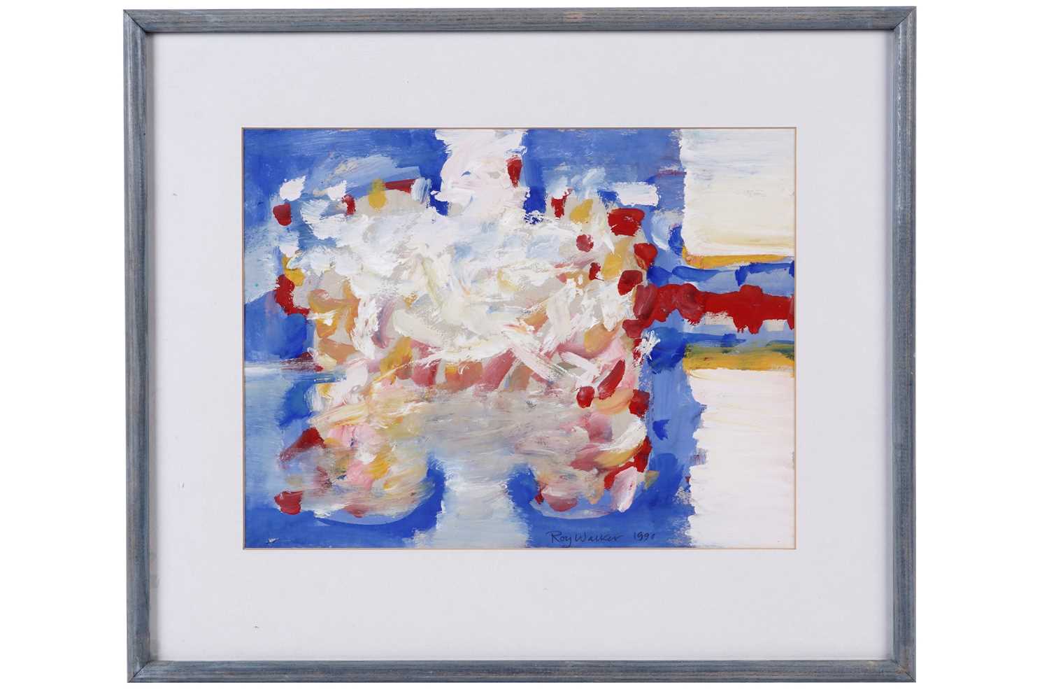 Lot 36 - Roy Walker - Big Sun and Sea | acrylic