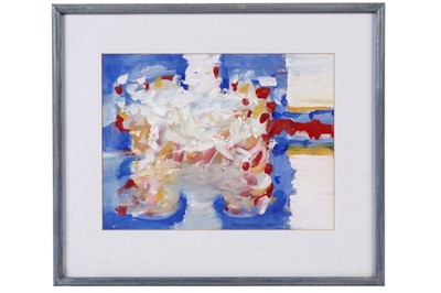 Lot 36 - Roy Walker - Big Sun and Sea | acrylic