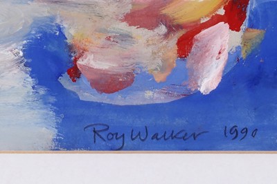 Lot 36 - Roy Walker - Big Sun and Sea | acrylic