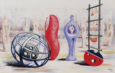 Lot After Henry Moore -Sculptural Objects | lithograph