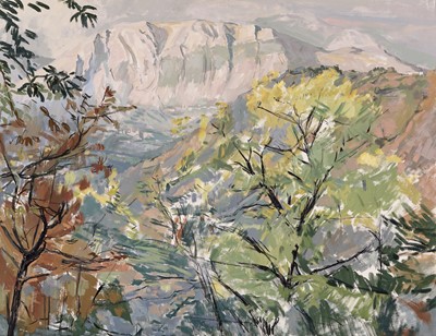 Lot 78 - Oliver Thomas - The Ugly Mountain | oil