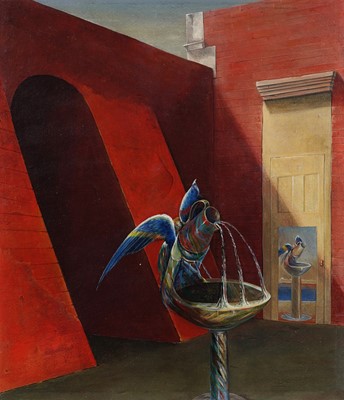 Lot 14 - Style of John Tunnard - Surreal Landscape | oil