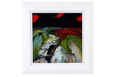 Lot 52 - Dina Campbell - Beach Path and Black Sky | acrylic