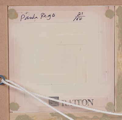 Lot 89 - Paula Rego - Four Ratton Ceramicas tiles produced for the Tate | printed tiles