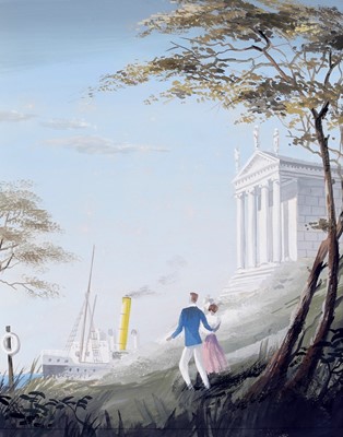 Lot 17 - Contemporary School - Temple day trip | oil