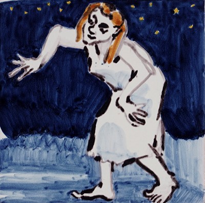 Lot 88 - Paula Rego - Six Ratton Ceramicas tiles produced for the Tate | printed tiles