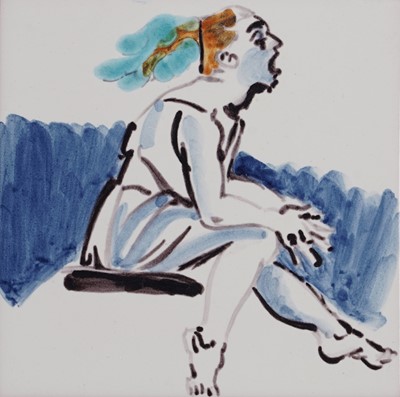 Lot 88 - Paula Rego - Six Ratton Ceramicas tiles produced for the Tate | printed tiles