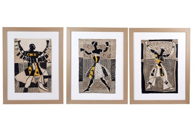 Lot 34 - Roy Walker - The Dance; Summer Dance and Sun Dance | oil