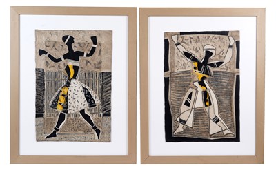 Lot 34 - Roy Walker - The Dance; Summer Dance and Sun Dance | oil
