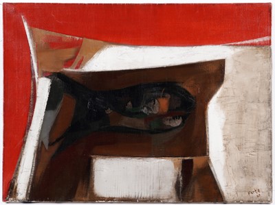 Lot 51 - Vicente Forte - Composition with fish | oil