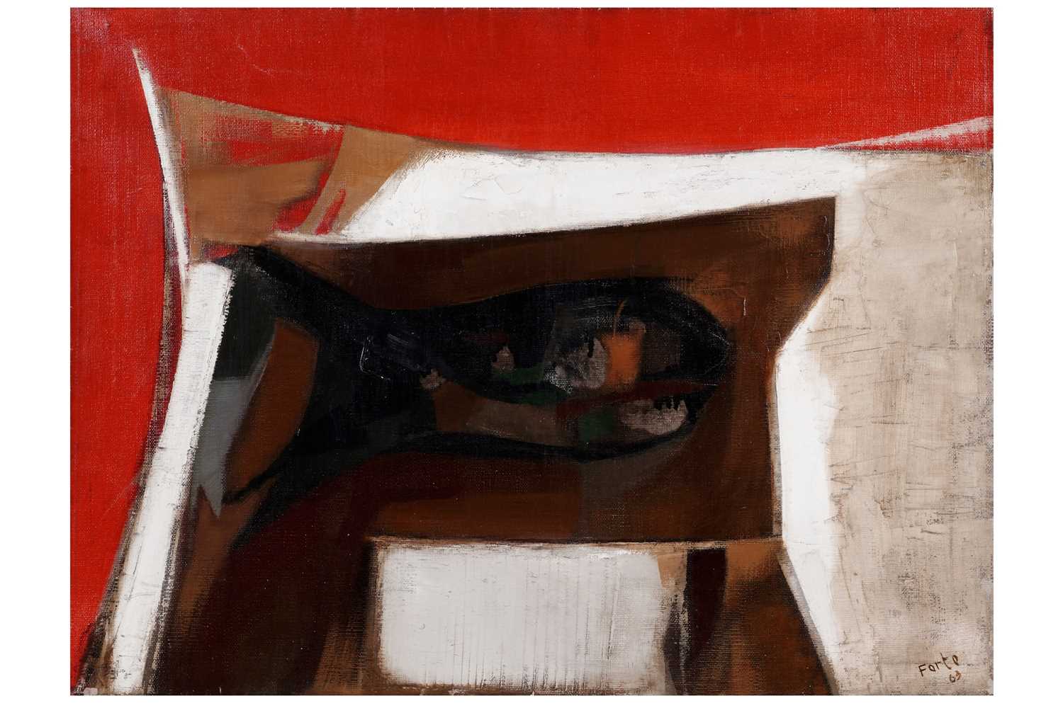 Lot 51 - Vicente Forte - Composition with fish | oil
