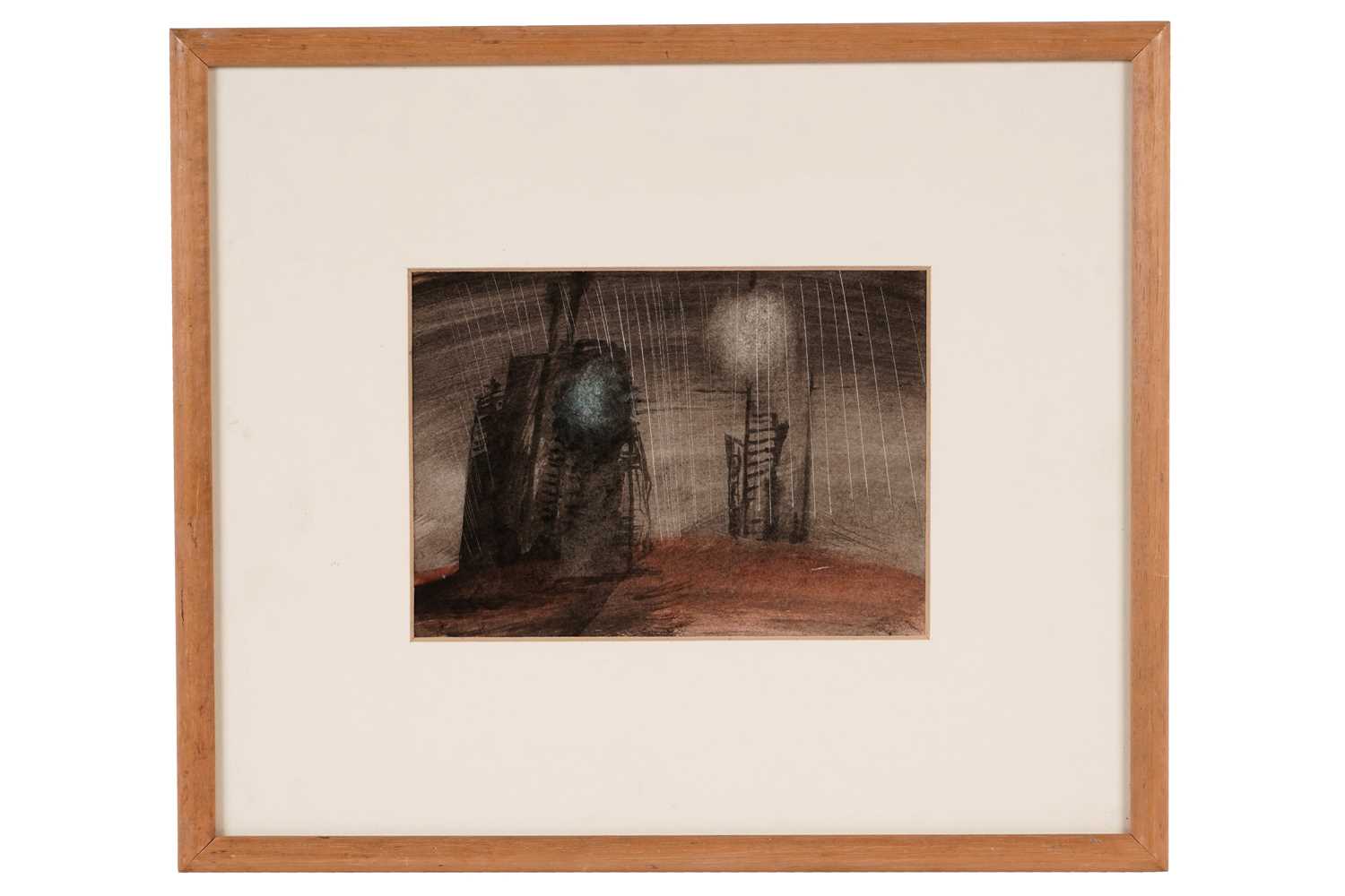 Lot 510 - John Tunnard - Abstract shapes in a Landscape | watercolour