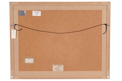 Lot 6 - John Tunnard - Trio (Blue Trees and Cloud) | watercolour, gouache, and blue ink