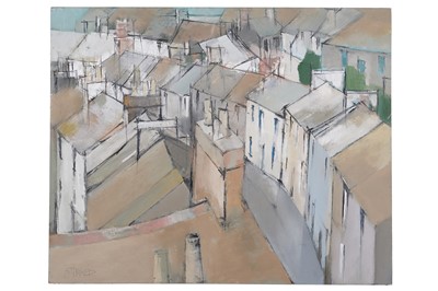 Lot 58 - Michael J. Praed - Roof Shapes | oil