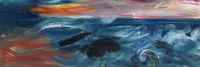 Lot 87 - Victoria Burlton - Dark Sea | oil