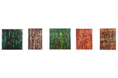 Lot 121 - Stephen Felstead - Five Abstract studies | oils
