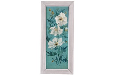 Lot 73 - Style of Mary Fedden - White poppies | oil