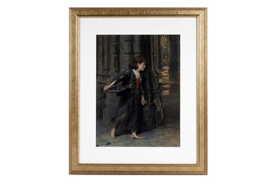 Lot 835 - Francis Wilfred Lawson - Her Father's House | pastel