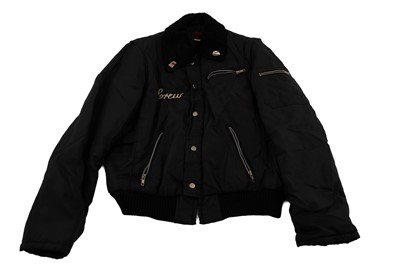 Lot 264 - A vintage Whitesnake World Tour bomber crew jacket