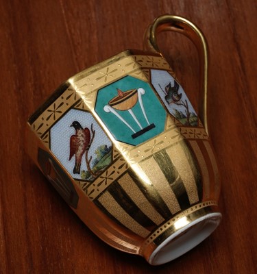 Lot 921 - A fine and rare Berlin 'en mosaique' tea and coffee service