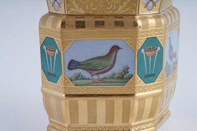 Lot 921 - A fine and rare Berlin 'en mosaique' tea and coffee service
