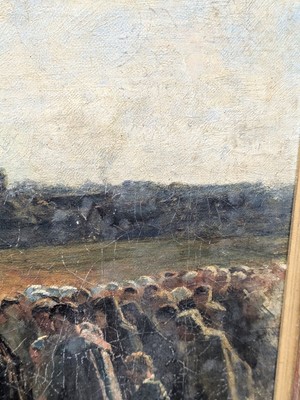 Lot 53 - George Sherwood Hunter after Jules Breton - The Blessing of the Wheat | oil