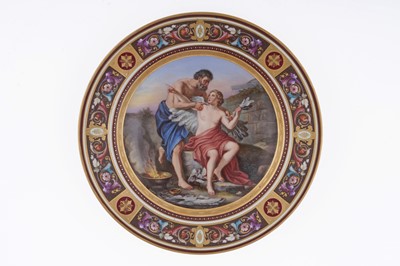 Lot 263 - A Royal Vienna classical plate