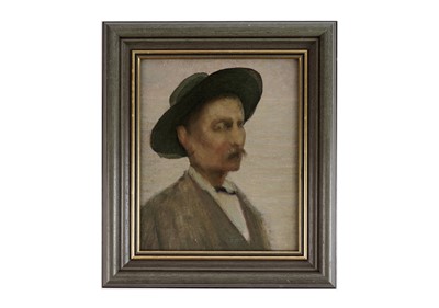 Lot 106 - George Sherwood Hunter - Self Portrait | oil