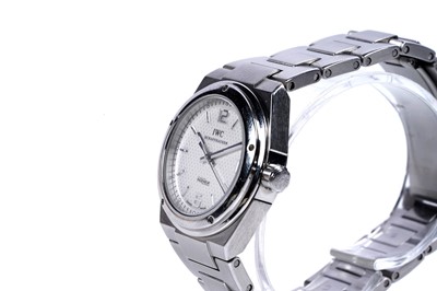Lot 617 - IWC: a stainless steel cased midsized automatic wristwatch